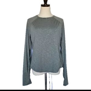 prAna Women's Military Green Small Longsleeve Active Hiking Performance Shirt
